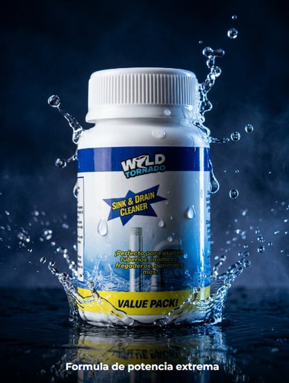WILD TORNADO Destapador Pro+ limpia y destapa en profundidad