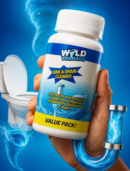 WILD TORNADO Destapador Pro+ limpia y destapa en profundidad