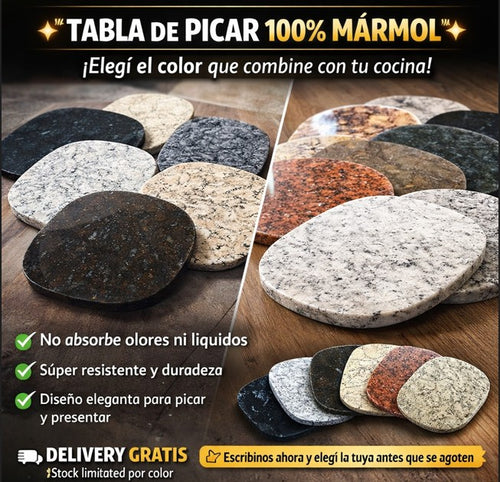 TABLA DE PICAR MARMOL⭐⭐⭐