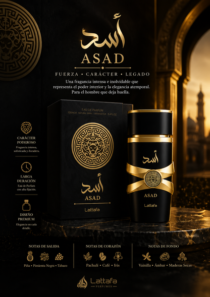 PERFUME ASAD LATTAFA - MASCULINO