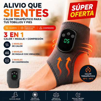 Ritval - Masajeador Térmico 3 en 1 para Pies y Tobillos