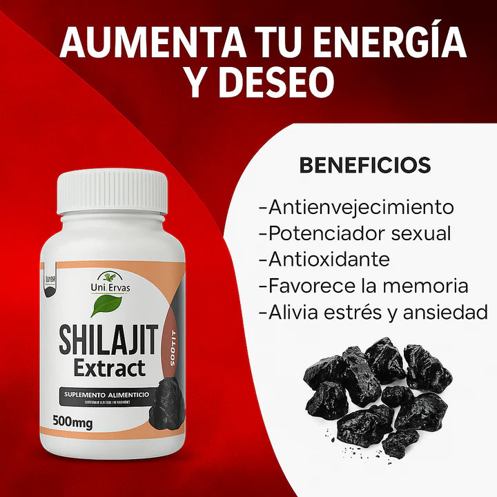 Recupera tu vitalidad natural con Shilajit: potente y natural